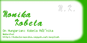 monika kobela business card